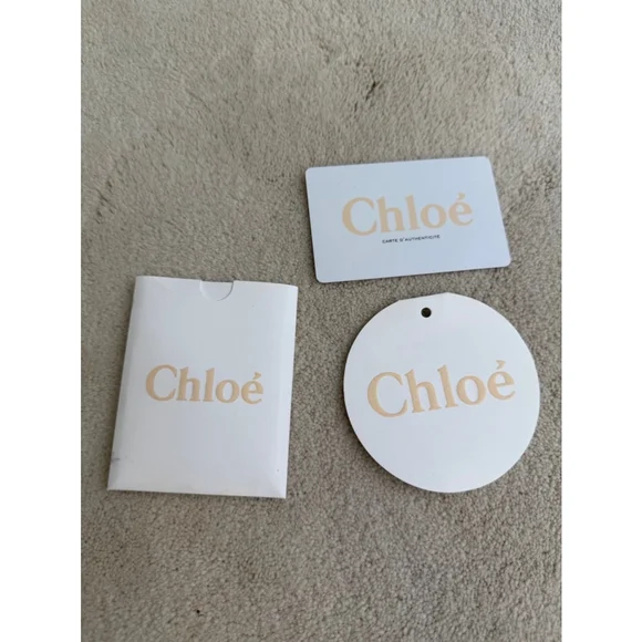 Chloe Marcie Medium Double Carry Satchel Bag in Grained Leather in Nut - Picture 10 of 15